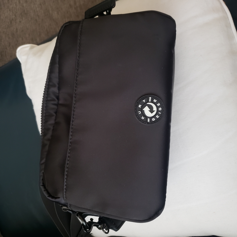 Kurt Geiger Black Rainbow Strap Crossbody Bag - Picture 7 of 10